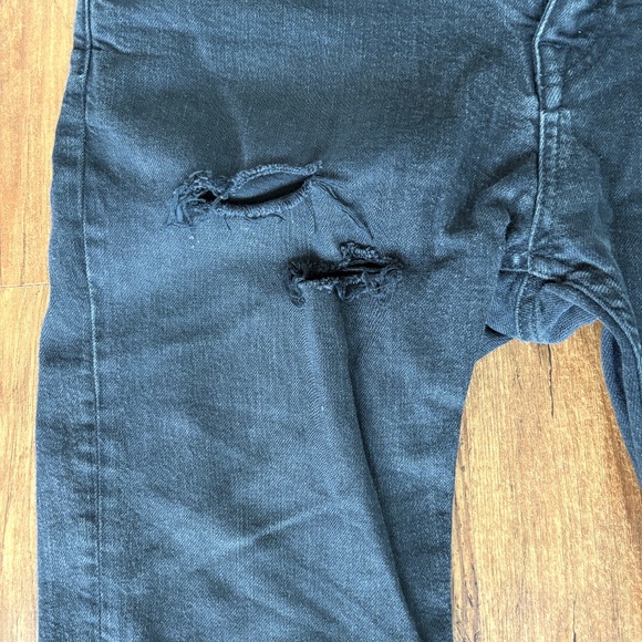 Zara ripped denim - black - skinny/slim jean - Picture 2 of 10
